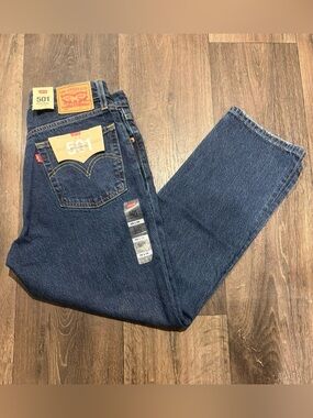 Levi's 501 Capri Jeans - Dark Indigo